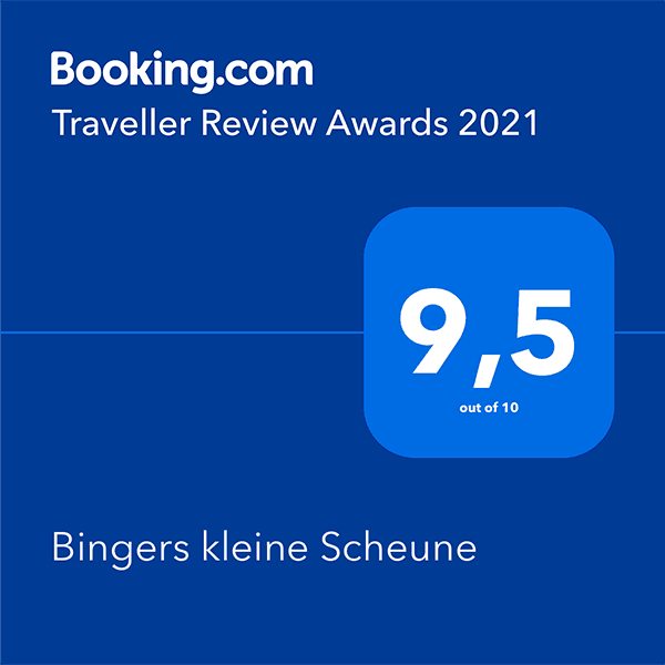 Guest Review Award 2021 - Booking.com